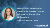 Radiation Omission in Favorable Breast Cancer Hinges on Endocrine Adherence