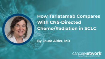 Laura Alder, MD, discussed how tarlatamab’s intracranial activity compared with chemotherapy and radiation options for brain metastases in small cell lung cancer.