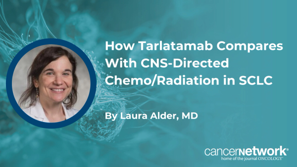 Laura Alder, MD, discussed how tarlatamab’s intracranial activity compared with chemotherapy and radiation options for brain metastases in small cell lung cancer.