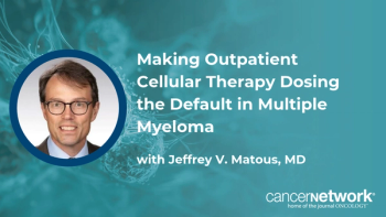 Community physicians must be “smart” when it comes to initiating outpatient care with agents like ramantamig for multiple myeloma, according to Jeffrey V. Matous, MD.