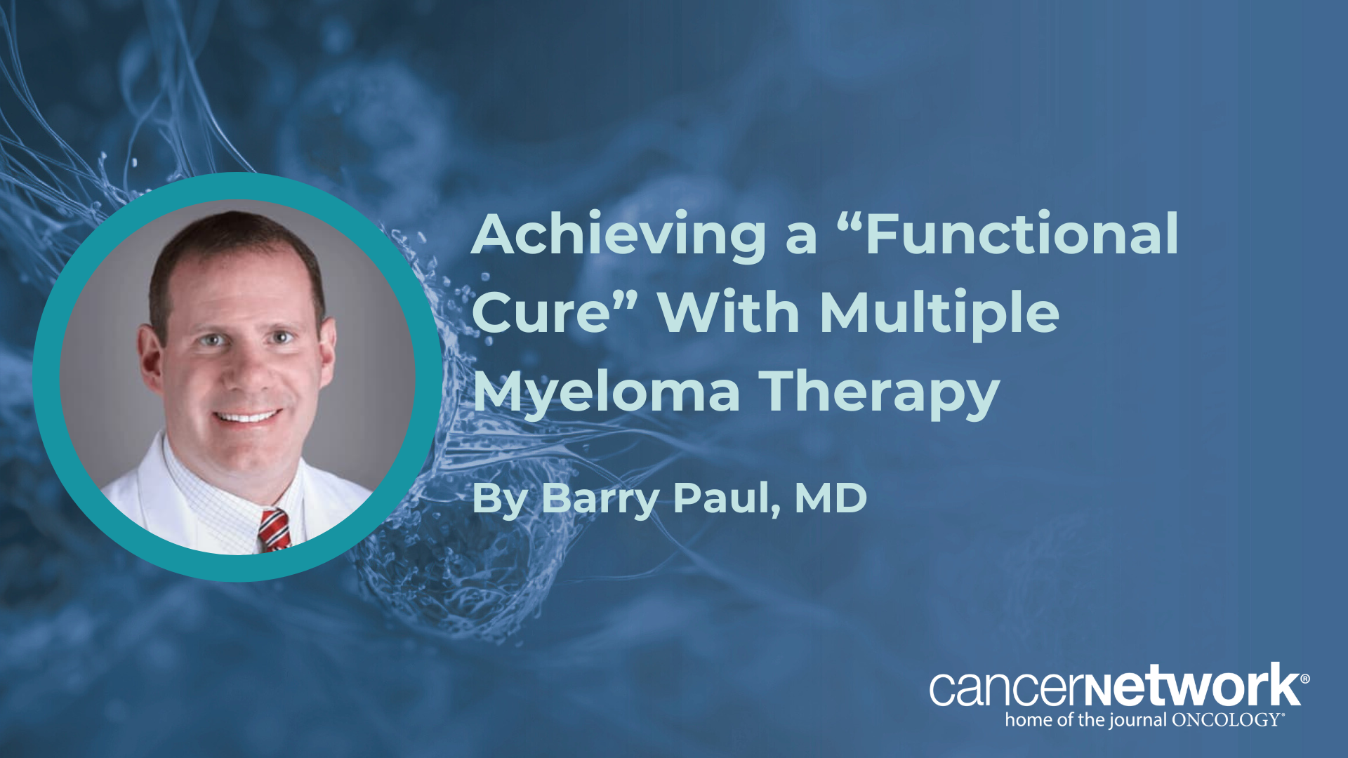 Using T-cell–redirecting therapies in less heavily pretreated populations may be a beneficial space to capitalize on, said Barry Paul, MD.
