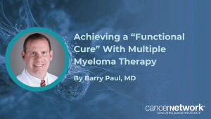 Using T-cell–redirecting therapies in less heavily pretreated populations may be a beneficial space to capitalize on, said Barry Paul, MD.