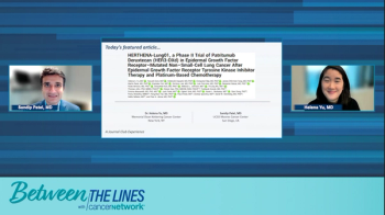 Sandip Patel, MD, and Helena Yu, MD, presenting slides