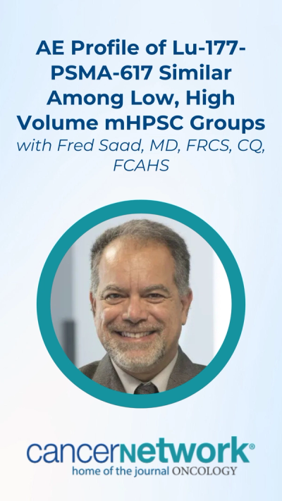 Fred Saad, MD, FRCS, CQ, FCAHS, stated that no significant differences in higher grade or serious adverse effects emerged among patients regardless of disease volume.