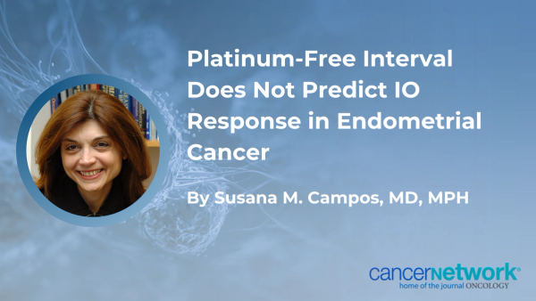 Platinum-Free Interval Does Not Predict IO Response in Endometrial Cancer