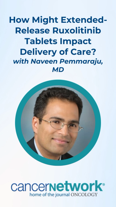 Following the FDA approval of ruxolitinib extended-release tablets (Jakafi XR) across different myelofibrosis, polycythemia vera, and graft-versus-host disease populations, Naveen Pemmaraju, MD, spoke with CancerNetwork® about what this regulatory decision may mean for hematologic oncology practice.