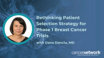 Oana Danciu, MD, explained why phase 1 breast cancer trials are moving earlier in the treatment course and how disease stability guides patient selection.