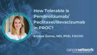 Emese Zsiros, MD, PhD, FACOG, spoke about the newly approved pembrolizumab regimen in PD-L1–expressing, pretreated platinum-resistant gynecologic cancers.