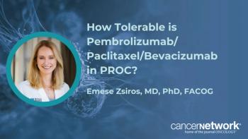 Emese Zsiros, MD, PhD, FACOG, spoke about the newly approved pembrolizumab regimen in PD-L1–expressing, pretreated platinum-resistant gynecologic cancers.