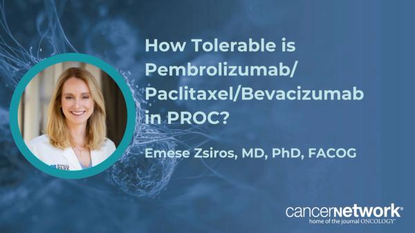 Emese Zsiros, MD, PhD, FACOG, spoke about the newly approved pembrolizumab regimen in PD-L1–expressing, pretreated platinum-resistant gynecologic cancers.