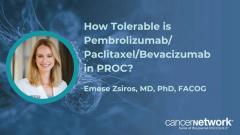 Emese Zsiros, MD, PhD, FACOG, spoke about the newly approved pembrolizumab regimen in PD-L1–expressing, pretreated platinum-resistant gynecologic cancers.