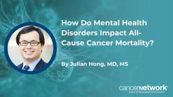 According to a study published in Cancer, new-onset mental health disorders increased the risk of all-cause mortality in patients with cancer.