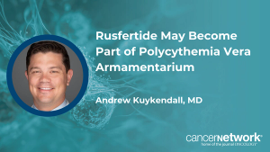 Treatment with rusfertide appears to reliably control hematocrit among those with polycythemia vera, according to Andrew Kuykendall, MD.