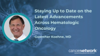 Adverse effects of novel immunotherapies appear controllable compared with chemotherapy in hematologic malignancies, according to Guenther Koehne, MD.