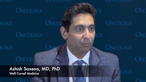 Ashish Saxena, MD, PhD Discusses Immunotherapy Drugs Effect on OS in Lung Cancer