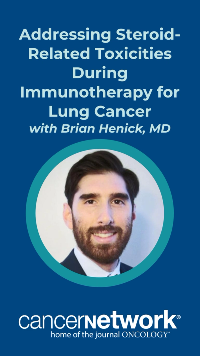 In a visit to Columbia University Herbert Irving Cancer Research Center, CancerNetwork® spoke with Brian Henick, MD, about potential adverse effects that may arise with the use of prophylactic steroids for patients who undergo immunotherapy for lung cancer and other diseases.