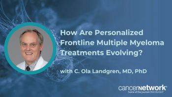 C. Ola Landgren, MD, PhD, discusses how MRD-driven strategies may eliminate the transplant-eligible vs transplant-ineligible framework in multiple myeloma.