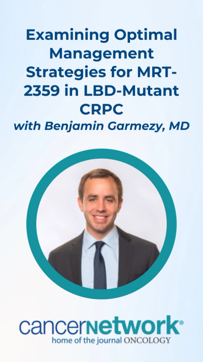 Benjamin Garmezy, MD, discussed safe management practices for treatment-emergent adverse effects (TEAEs) with MRT-2359 plus enzalutamide in the treatment of androgen receptor ligand-binding domain-mutated metastatic castration-resistant prostate cancer.