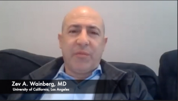 Zev A. Wainberg, MD, spoke to the rationale for examining the efficacy of pembrolizumab alone and in combination with chemotherapy for patients with advanced gastric and gastroesophageal junction adenocarcinoma.