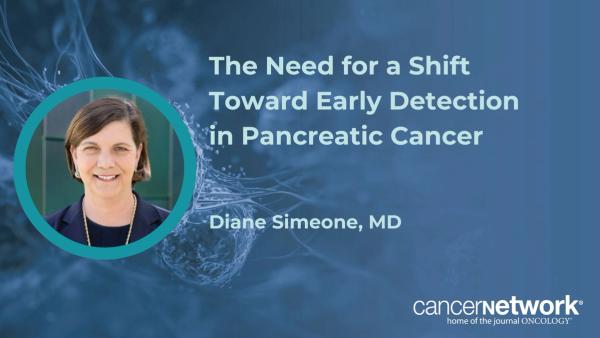 Diane Simeone, MD, highlights the necessity of a collaborative approach to pancreatic cancer screening, similar to trends across multiple disease states.