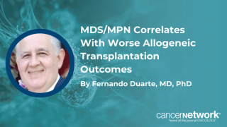 Retrospective data show that relapse-free survival outcomes were worse for patients with MDS/MPN compared with those who had other types of MDS.