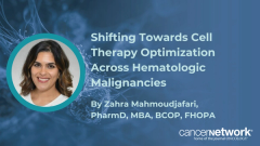 Reducing vein-to-vein time and expanding manufacturing capacity represent ongoing challenges to optimizing the use of cellular therapy across indications.