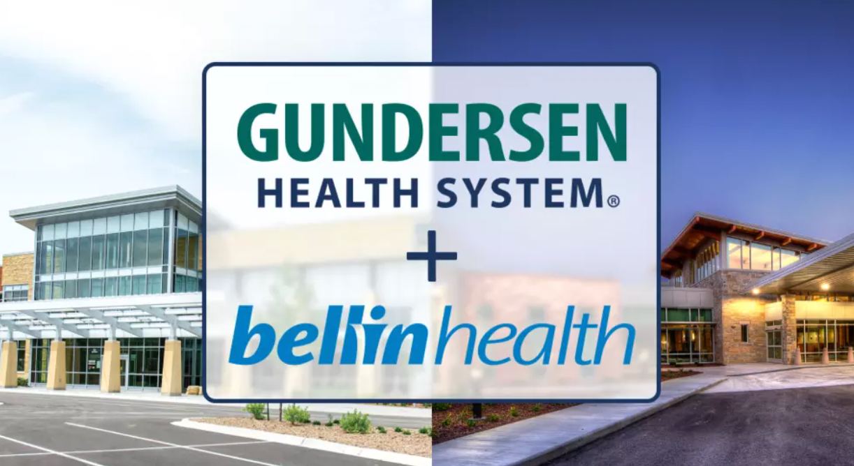 Gundersen Health System and Bellin Health have announced that they plan to complete their merger by Nov. 30 and will move forward as a combined organization starting Dec. 1.