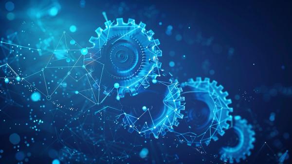 Conceptual illustration depicting gears and upward arrows, representing the mechanics of progress and innovation in business | Image Credit: © ruslee - stock.adobe.com.