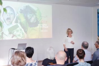 CEO Alexandra Knauer talking about her passion for sustainability | Image Credit: © Knauer