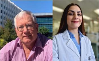 Philip Marriott and Michelle Amaral