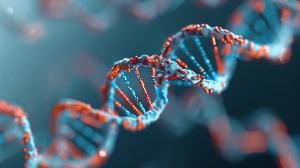 Chromosome telomeres displaying code patterns, genetic visualization. Generated by AI. | Image Credit: © Jiraprot - stock.adobe.com.