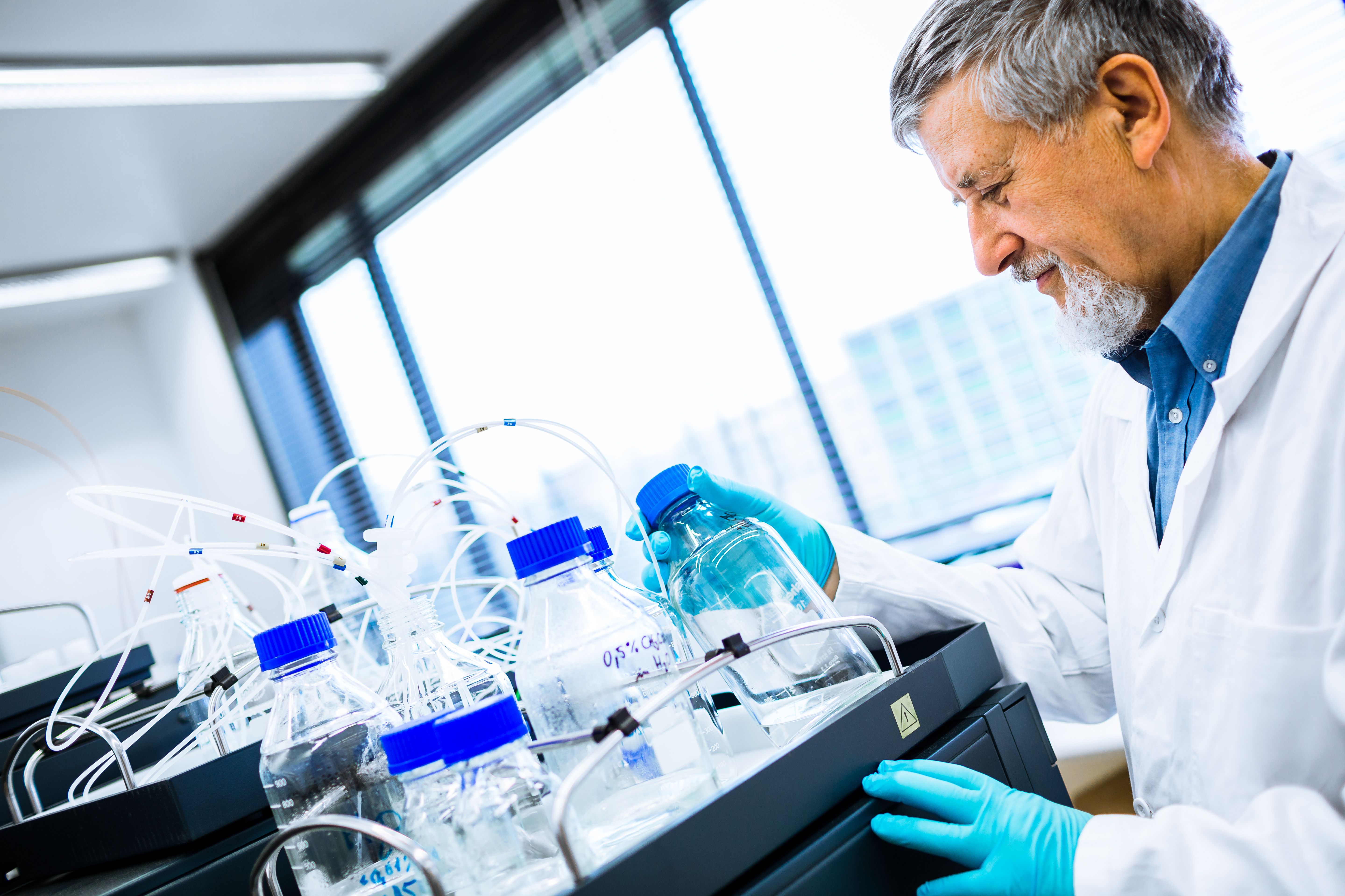 Senior male researcher carrying out scientific research in a lab | Image Credit: © lightpoet - stock.adobe.com