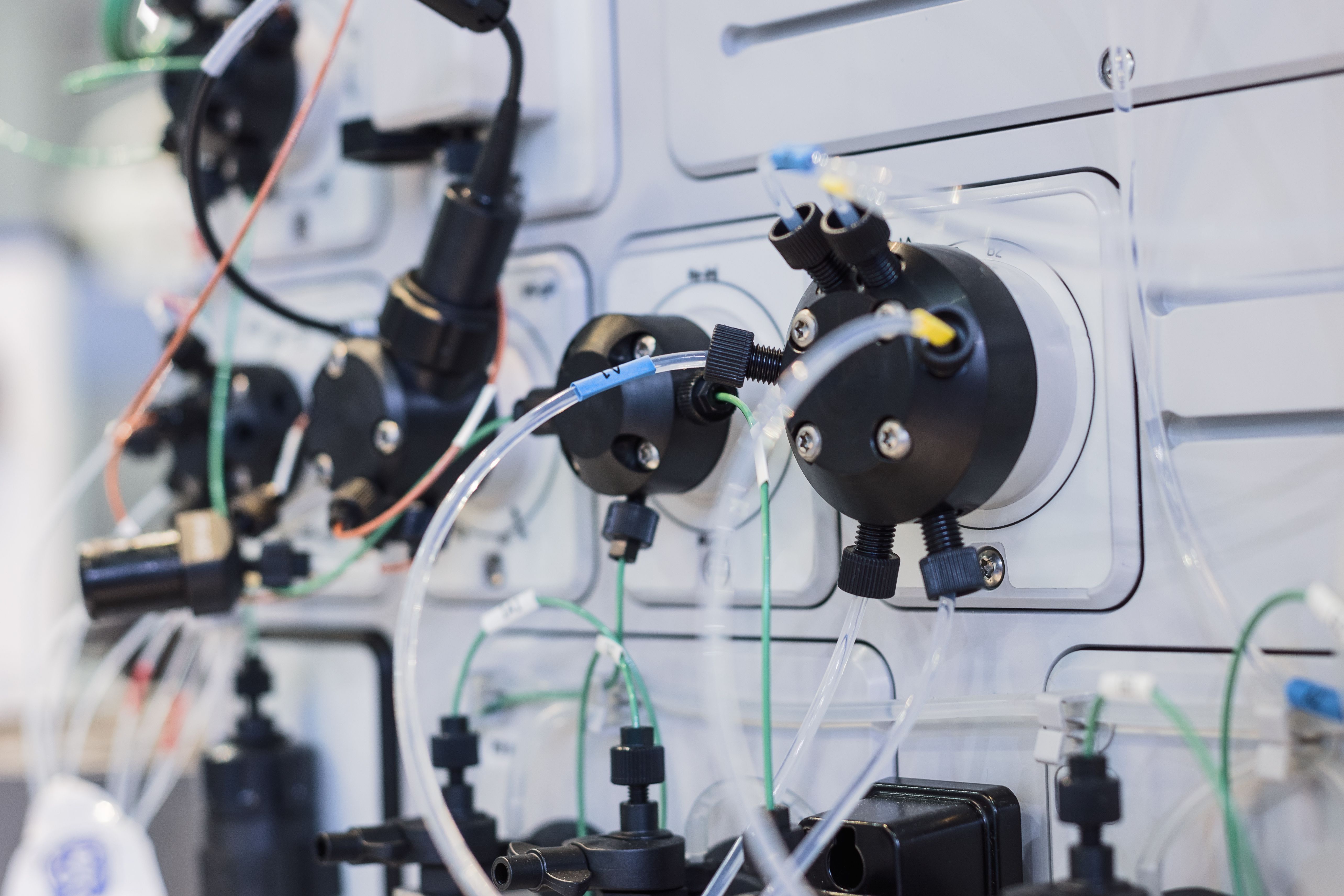 Research equipment, gas chromatograph. Scientific machine for studying the composition of a substance. | Image Credit: © nordroden - stock.adobe.com