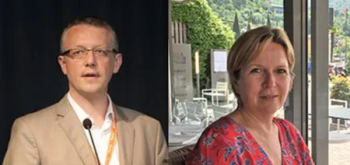 Dr. Pascal Cardinael (left) and Dr. Valérie Agasse (right) of the University of Rouen. Photo Credit © Pascal Cardinael and Valérie Agasse.