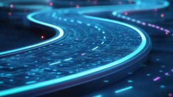 Illustration of IT roadmap modern technology and innovative processes, networking and big data: © Johannes - stock.adobe.com