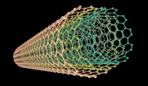 Carbon nanotube, 3D illustration