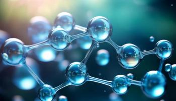 pfas molecule close up shimmering aqua bubbles on blurred background | Image Credit: © RHONDA - stock.adobe.com.