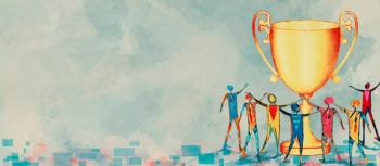Winners. Watercolor concept banner | Image Credit: © pronoia - stock.adobe.com.