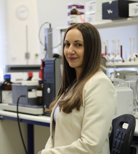 Katarina Marakova of the Department of Pharmaceutical Analysis and Nuclear Pharmacy at Comenius University Bratislava. Photo Credit: © Katarina Marakova.