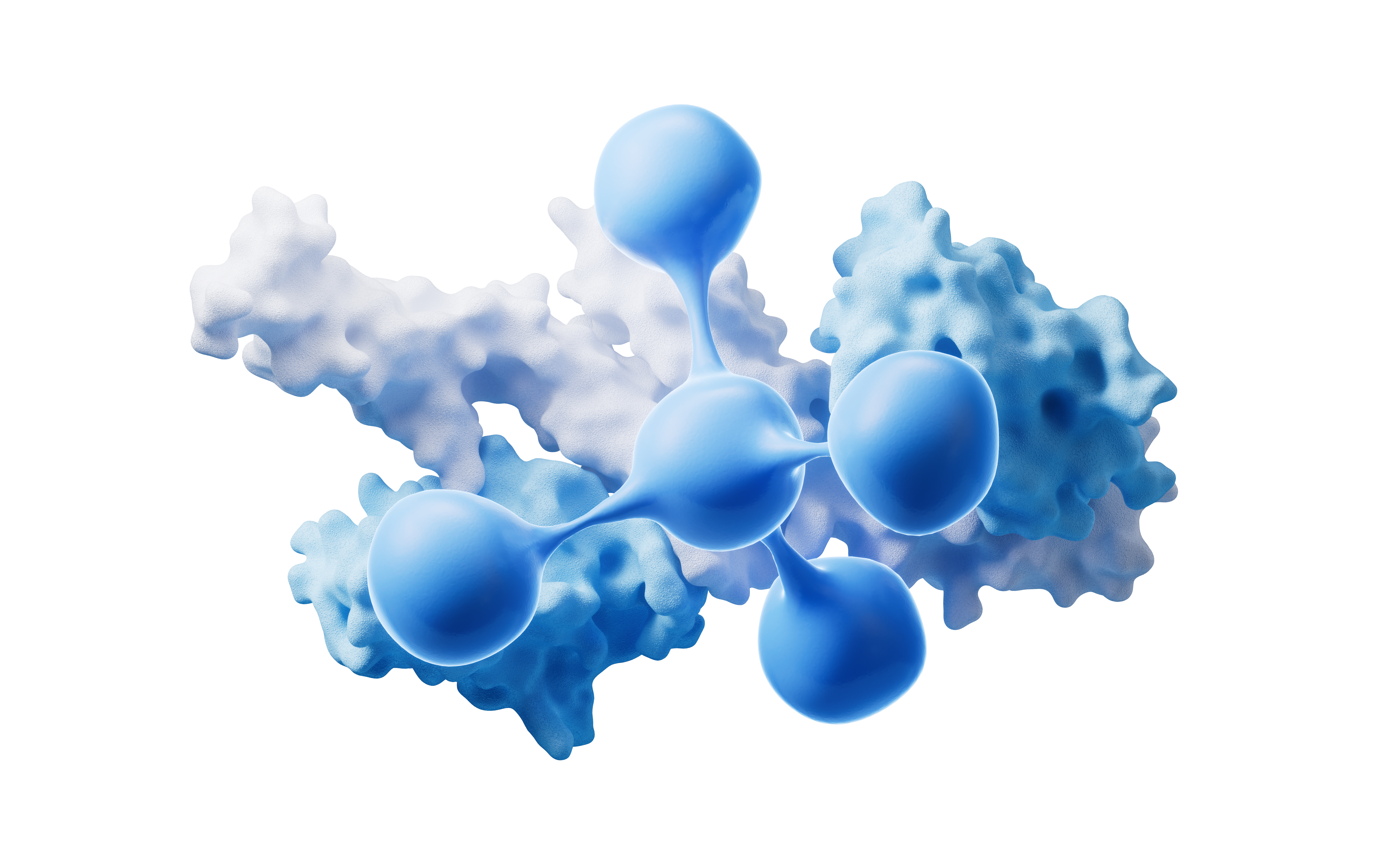 Biological protein and molecule, 3d rendering. | Image Credit: © Vink Fan - stock.adobe.com