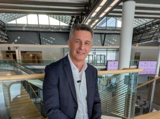 Gauthier Eppe of the University of Liege spoke about halogenated POPs at analytica 2026.