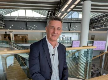 Gauthier Eppe of the University of Liege spoke about halogenated POPs at analytica 2026.