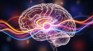 Abstract visualization of the human brain illuminated with vibrant swirling colors to represent the reactivation of emotional memories and neural pathways suitable for illustrating | Image Credit: © DigitalSpace - stock.adobe.com.