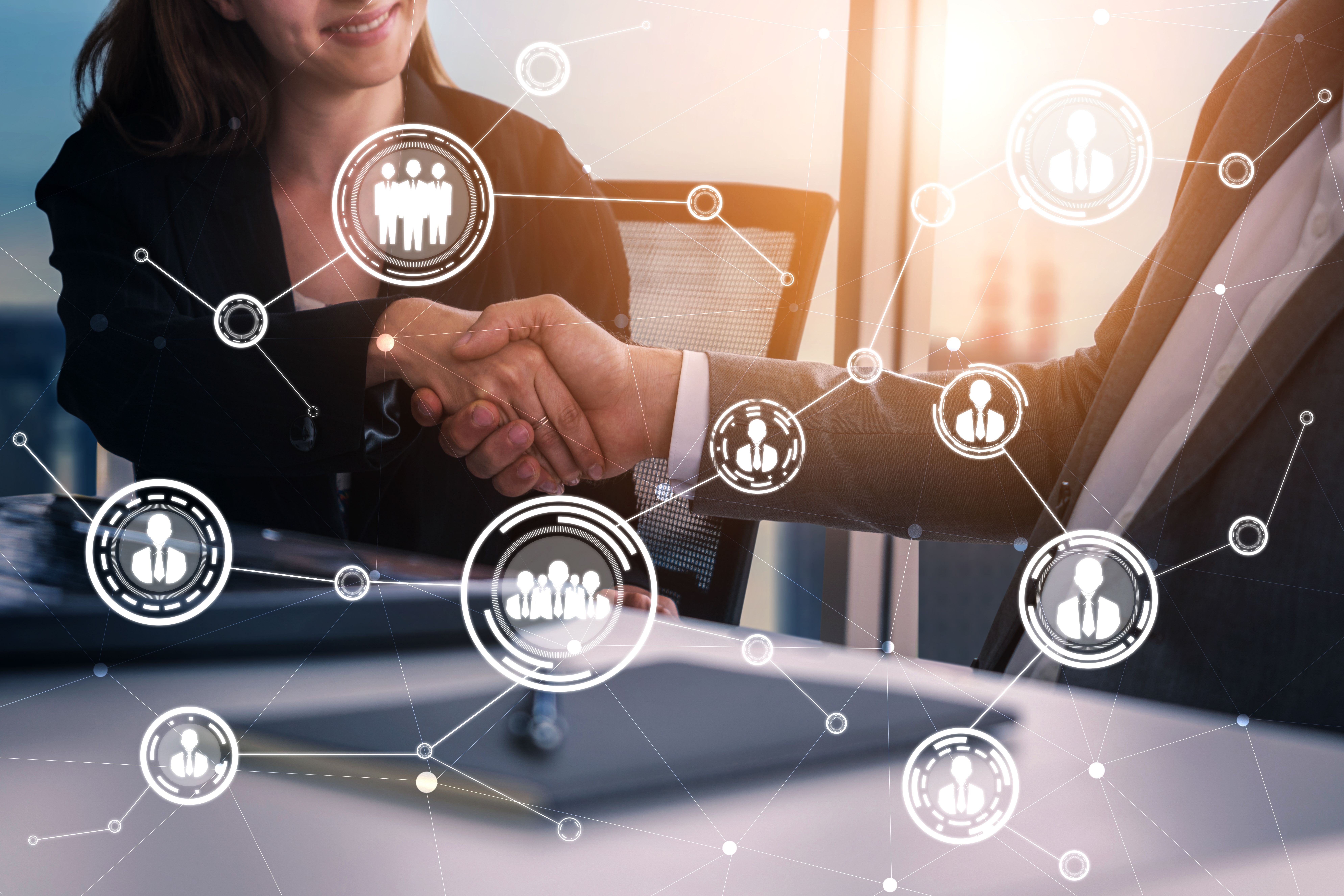 Human Resources Recruitment and People Networking Concept. Modern graphic interface showing professional employee hiring and headhunter seeking interview candidate for future manpower. | Image Credit: © Blue Planet Studio - stock.adobe.com