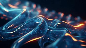 AI generated illustration of the blue liquid chromatography process with strands of chemicals | Image Credit: © En_herre/Wirestock Creators - stock.adobe.com