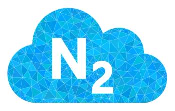 Low-poly nitrogen gas icon illustration is constructed with chaotic filled triangles. Triangulated nitrogen gas polygonal 2d vector illustration. Nitrogen Gas icon is filled with triangles. | Image Credit: © Viktor - stock.adobe.com