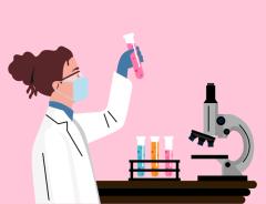 doctor scientist female test tube laboratory advancing healthcare innovation research experimentation vector illustration design  | Image Credit: © SachiDesigns - stock.adobe.com.