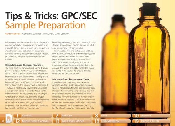 Tips & Tricks: GPC/SEC Sample Preparation