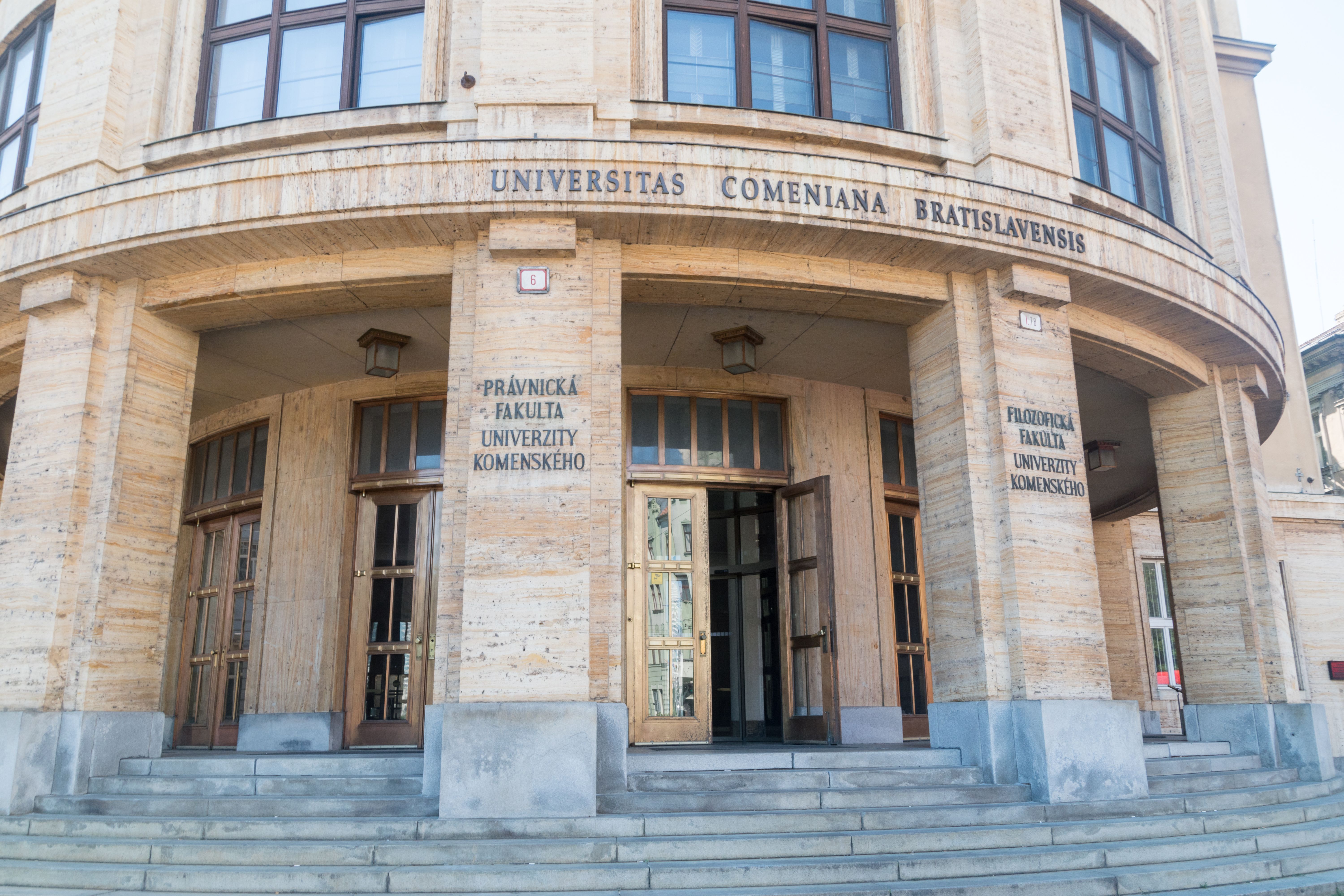 Bratislava, Slovakia - May 31, 2022: Comenius University in Bratislava, Faculty of Law and Philosophy. | Image Credit: © Robson90 - stock.adobe.com