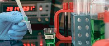 Sample preparation for Mass spectrometry in a scientific laboratory. Filling test tubes with samples with a pipette and measuring instruments on the background | Image Credit: © luchschenF - stock.adobe.com